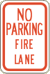 Vulcan Signs - R7-6-9 - No Parking Fire Lane