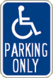 Vulcan Signs - R7-8a - Reserved Parking Only Symbol