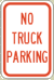 Vulcan Signs - R8-60 - No Truck Parking