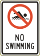 Vulcan Signs - KG-42 - No Swimming Sign