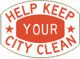 Vulcan Signs - Decal - Help Keep Your City Clean
