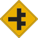 Vulcan Signs - W2-1B - Crossroad