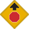 Vulcan Signs - W3-1a - Stop Ahead Symbol