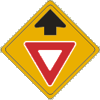 Vulcan Signs - W3-2a - Yield Ahead Symbol