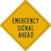 Vulcan Signs - W38-3 - Emergency Signal Ahead
