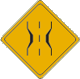 Vulcan Signs - W5-2a - Bridge Narrows Symbol