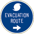 Vulcan Signs - CD-1HR - Evacuation Route Sign
