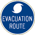 Vulcan Signs - CD-1H - Evacuation Route Sign