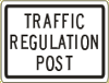Vulcan Signs - CD-3 - Traffic Regulation Post Sign