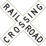 Vulcan Signs - W15-1 - Railroad Crossing Sign