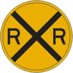 Vulcan Signs - W10-1 - Railroad Crossing Sign