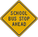 Vulcan Signs - S3-1 School Bus Stop Ahead Signs