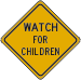 Vulcan Signs - W14-4a - Watch For Children Signs