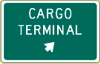 Vulcan Signs - Airport Signs - *I-50R - Cargo Terminal Sign
