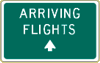 Vulcan Signs - Airport Signs - *I-51S - Arriving Flights Sign