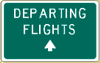Vulcan Signs - Airport Signs - *I-52S - Departing Flights Sign