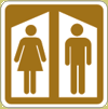 Vulcan Signs - RM-140 - Restroom Sign