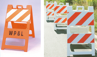 Vulcan Signs - Construction Products - Barricades - Instant A-Frame Barricade