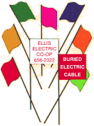 Vulcan Signs - Utility Signs - Wire Flags