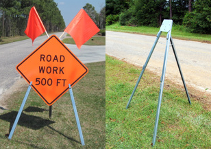 Vulcan Signs - Sign Stands - V-11 Tripod Stand