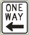Vulcan Signs - R6-2L - One Way Left