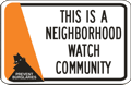 Vulcan Signs - NW-2 - This Is A Neighborhood Watch Community Sign