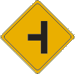 Vulcan Signs - W2-2L - Side road left