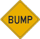 Vulcan Signs - W8-1 - Bump Sign