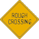 Vulcan Signs - W8-20 - Rough Crossing Sign