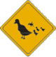 Vulcan Signs - W11-12 - Duck Crossing Sign