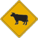 Vulcan Signs - W11-4 - Cattle Sign