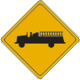Vulcan Signs - W11-8 - Emergency Vehicle Sign