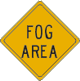 Vulcan Signs - W33-1 - Fog Area Sign