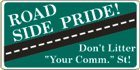 Vulcan Signs - CV-27* - Road Side Pride Don't Litter