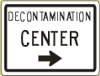 Vulcan Signs - CD-6R - Decontamination Center Sign