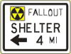 Vulcan Signs - CD-7L - Fallout Shelter Sign
