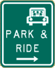 Vulcan Signs - D4-2R - Park And Ride Signs
