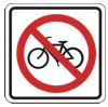 Vulcan Signs - R5-6 - No Bicycles Sign